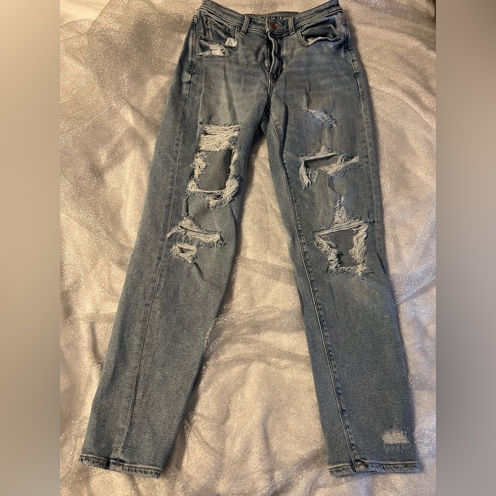 American Eagle destructed jeans